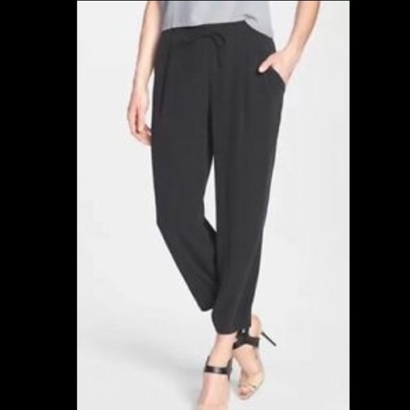 Eileen Fisher Silk Slouchy Drawstring 